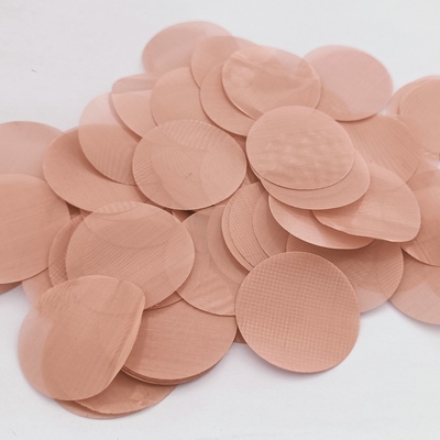 1-5m kupfernes Extruder-Filtersieb Mesh Round Disc Rust Resistance